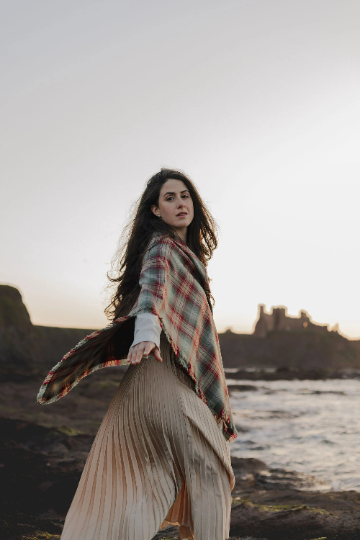 Auld Scotland Tartan Outlandish Shawl