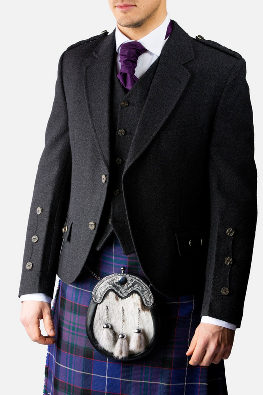 Ex-Hire Charcoal Holyrood Jacket and Waistcoat