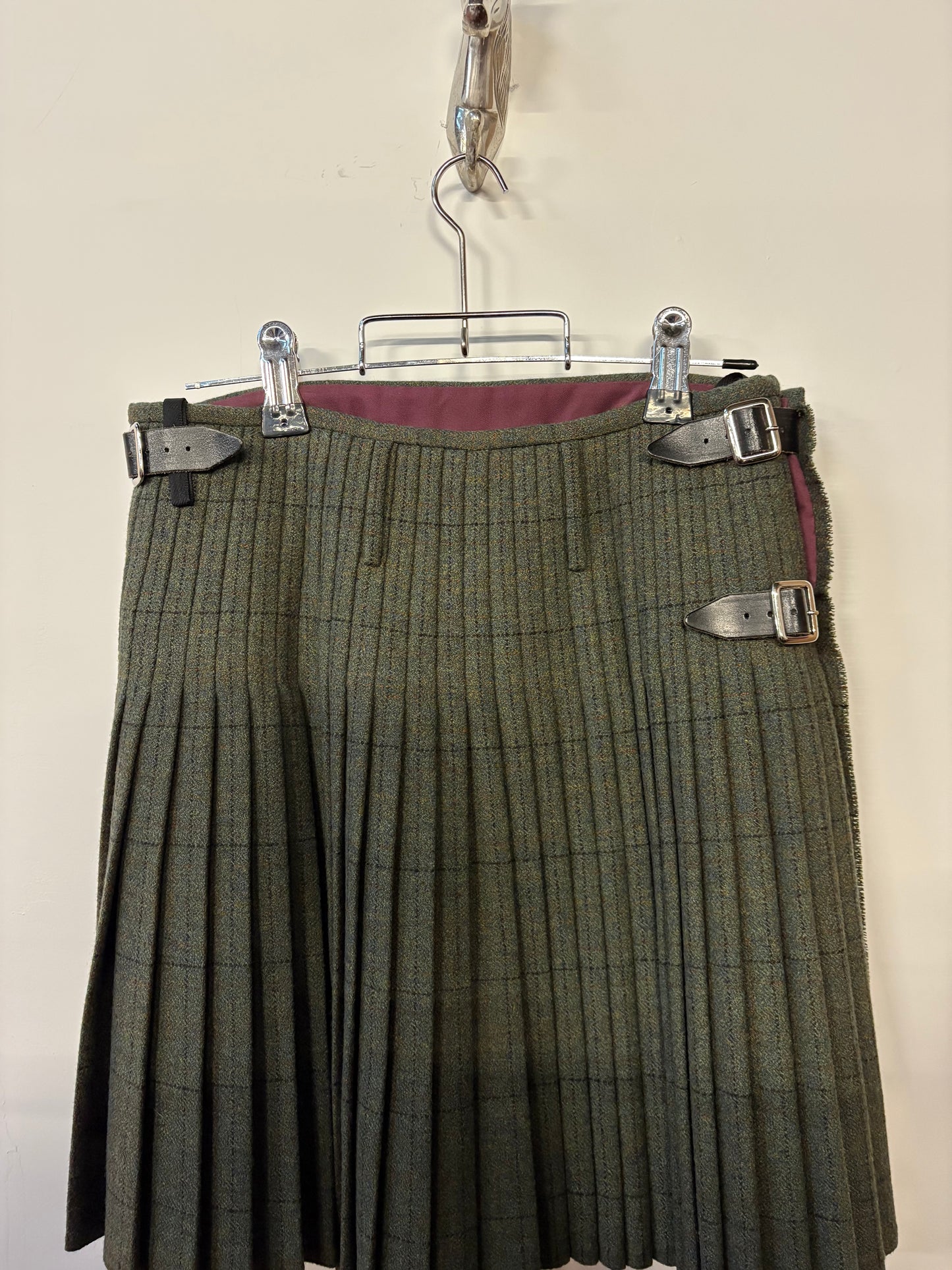 Sale Kilt Tweed Green Waist 40” Length 24”