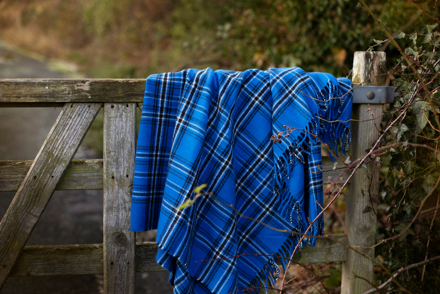 Bon Scott Heritage Tartan Lambswool Blanket