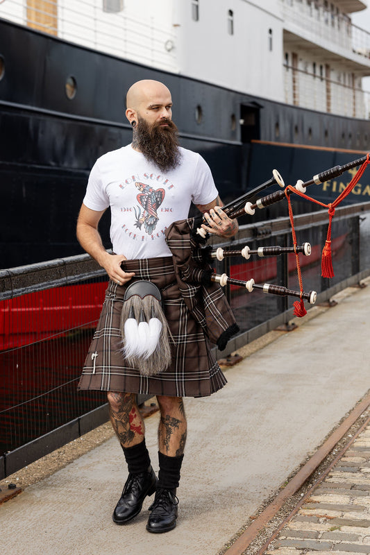 Bon Scott Touring Tartan Kilt