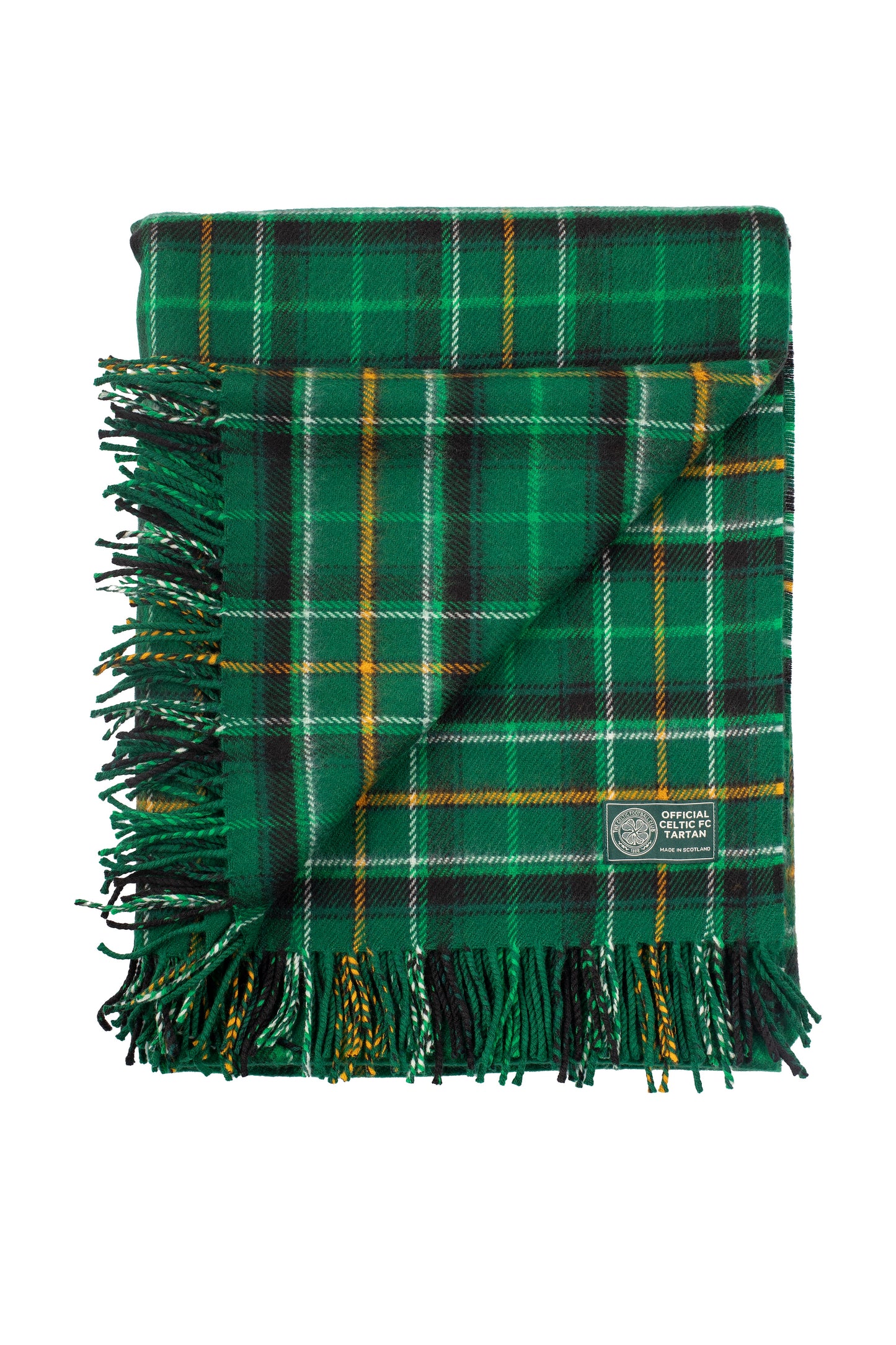 Official Celtic FC Tartan Lambswool Blanket