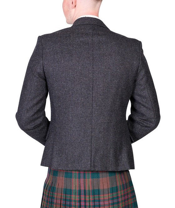 Lovat Charcoal Tweed Hire Jacket & Waistcoat