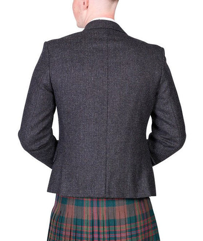Lovat Charcoal Tweed Hire Jacket & Waistcoat