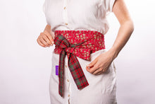 Load image into Gallery viewer, Reversible Sash Belt -YOUR OWN TARTAN -with Liberty Fabric