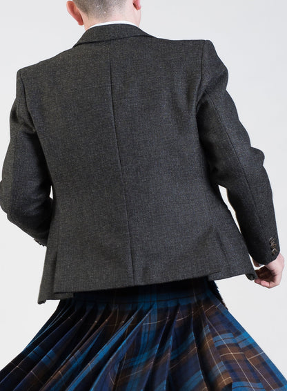 Lovat Charcoal Tweed Hire Jacket & Waistcoat