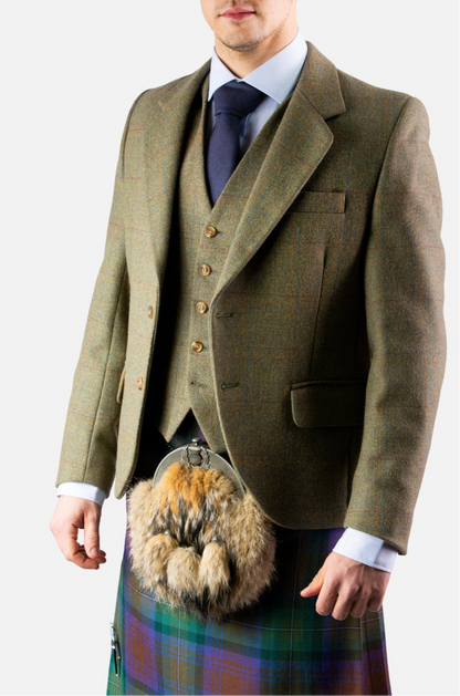 Ex- Hire Lovat Nicolson Tweed Jacket and Waistcoat