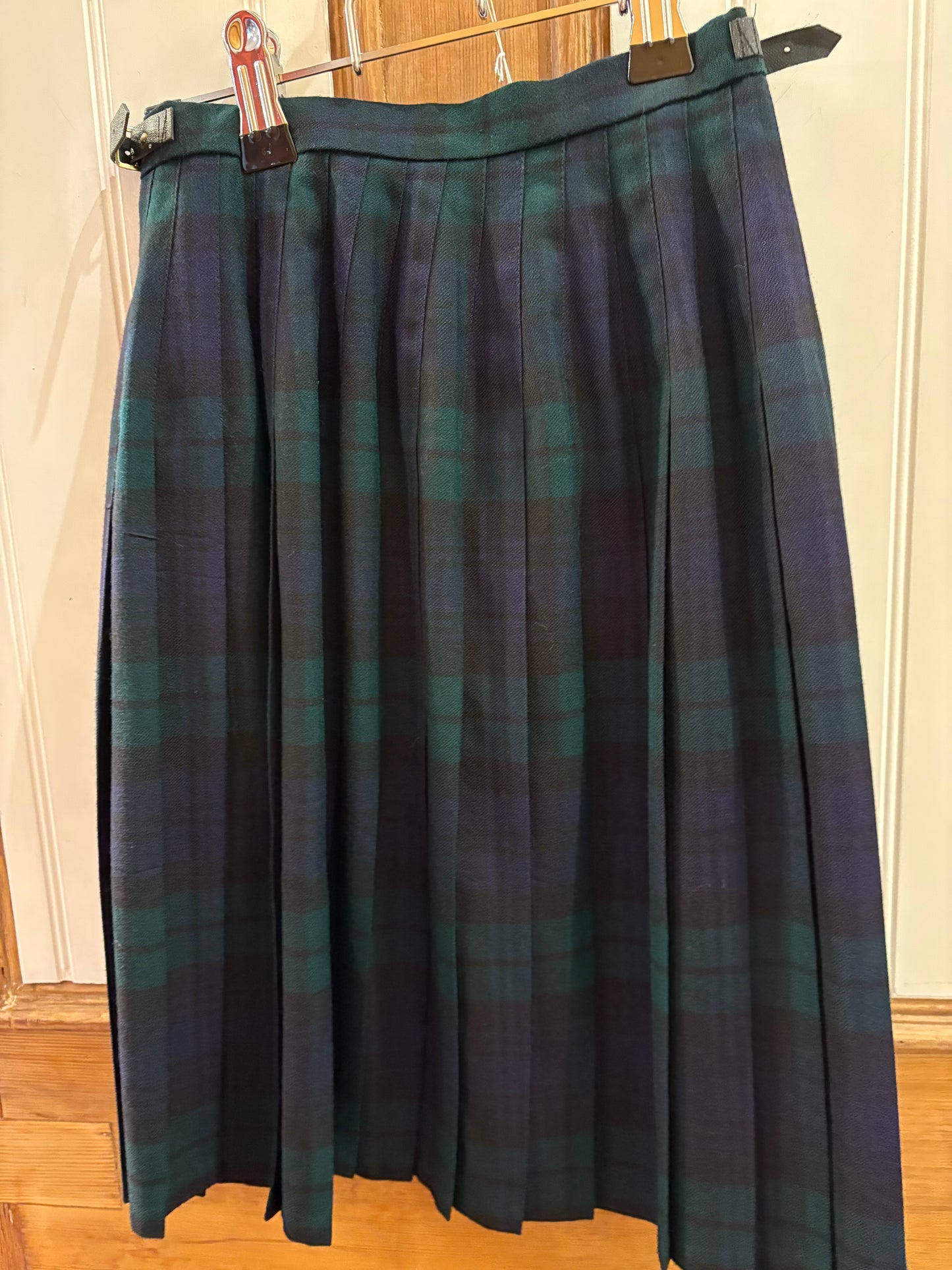 Sale Ladies Blackwatch Kilted Skirt Waist 28” Length 28”