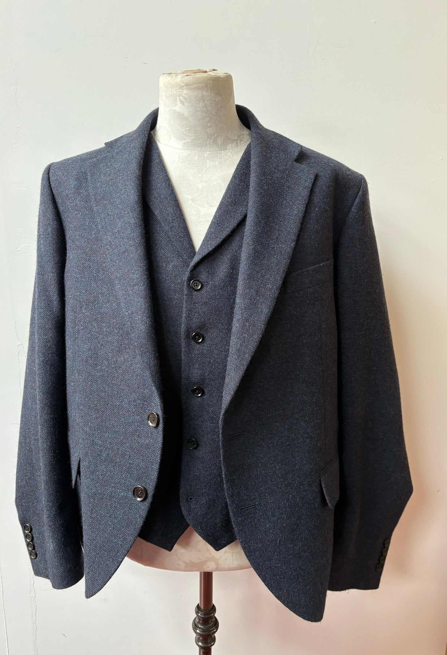 Ex-Hire Lovat Navy Jacket And Waistcoat