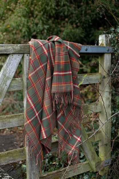 Flodden Tartan Lambswool Blanket