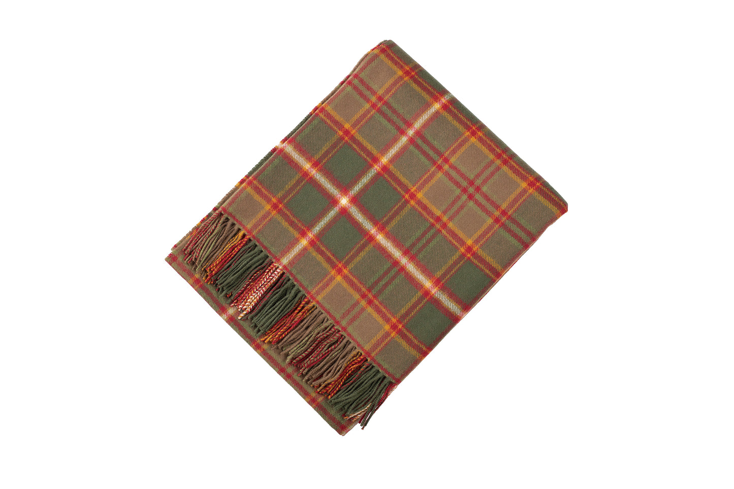 Flodden Tartan Lambswool Blanket