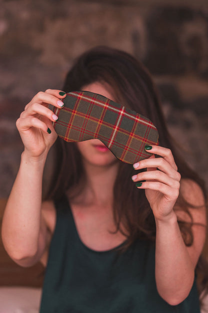 Flodden Commemorative Tartan Scented Herb Eye Mask by LoullyMakes