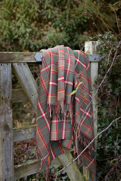 Flodden Tartan Lambswool Blanket