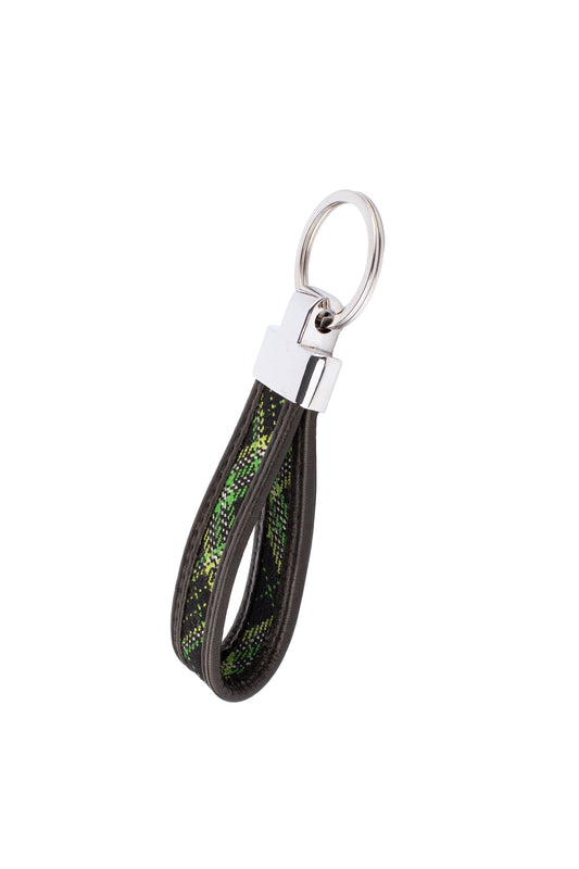 GNK x Xbox Tartan & Leather Loop Keyring