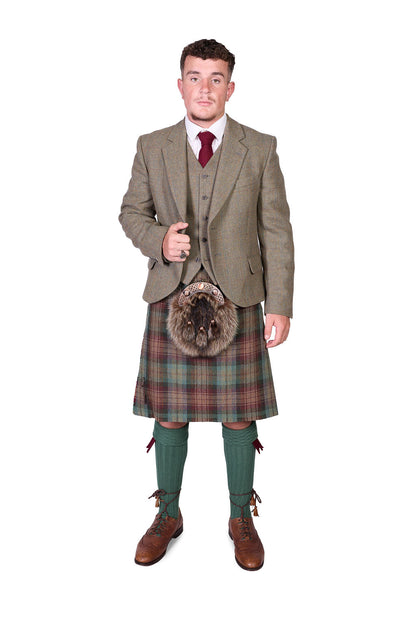 Auld Scotland / Lovat Nicolson Tweed Kilt Hire Outfit
