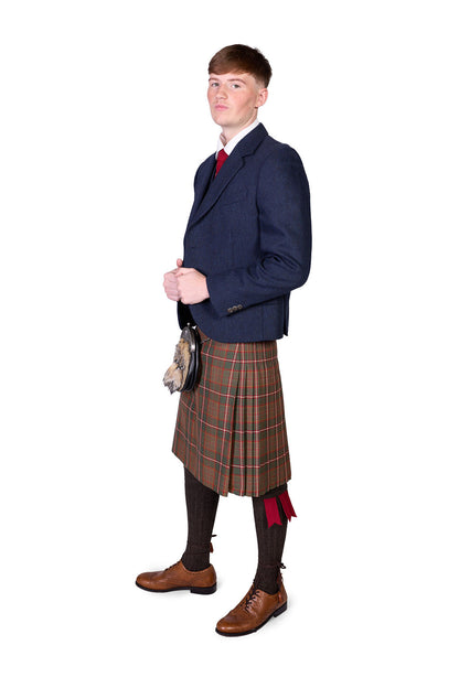 Flodden / Lovat Navy Tweed Kilt Hire Outfit