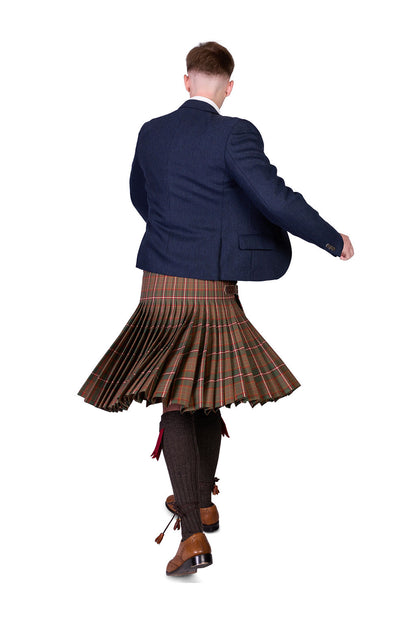 Flodden / Lovat Navy Tweed Kilt Hire Outfit