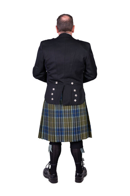 Scottish Borderland Weathered / Prince Charlie Kilt Hire Outfit