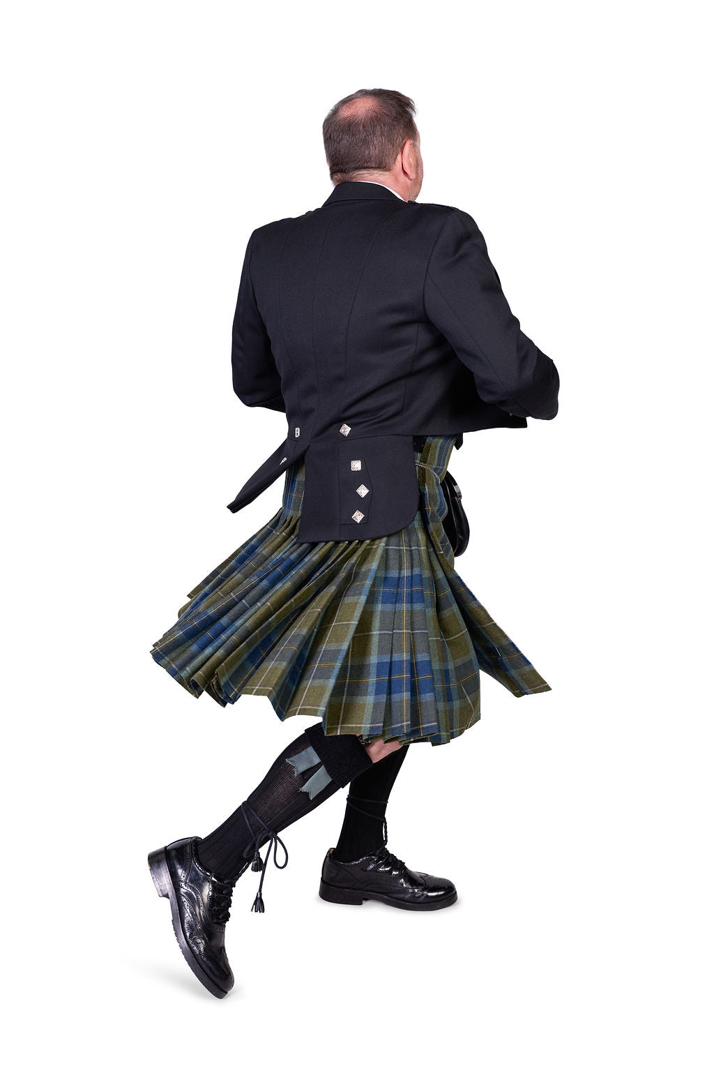 Scottish Borderland Weathered / Prince Charlie Kilt Hire Outfit