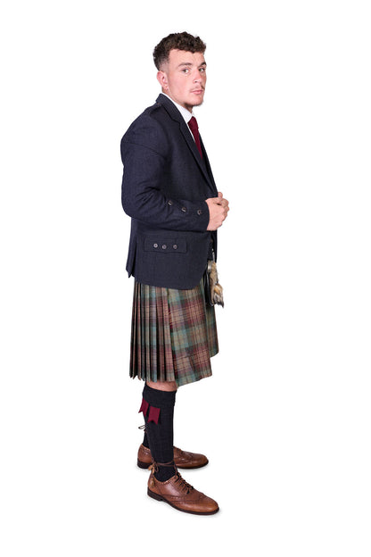 Auld Scotland / Charcoal Holyrood Kilt Hire Outfit