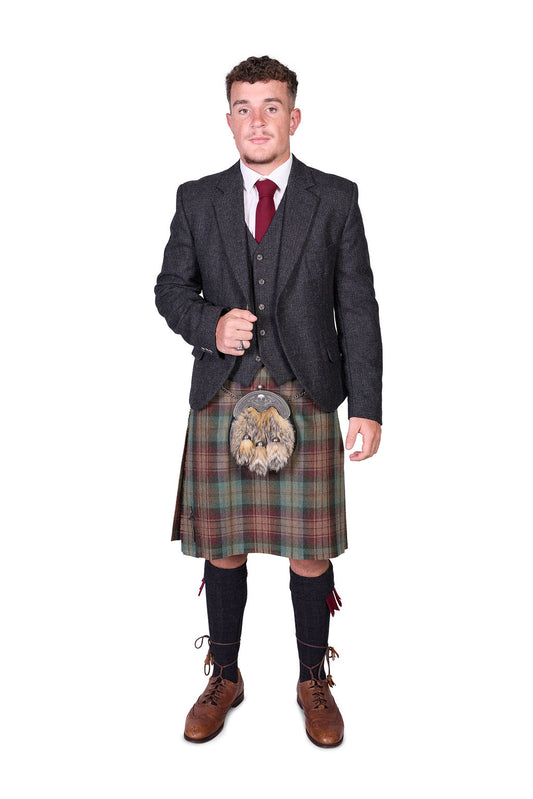 Auld Scotland / Lovat Charcoal Tweed Hire Outfit