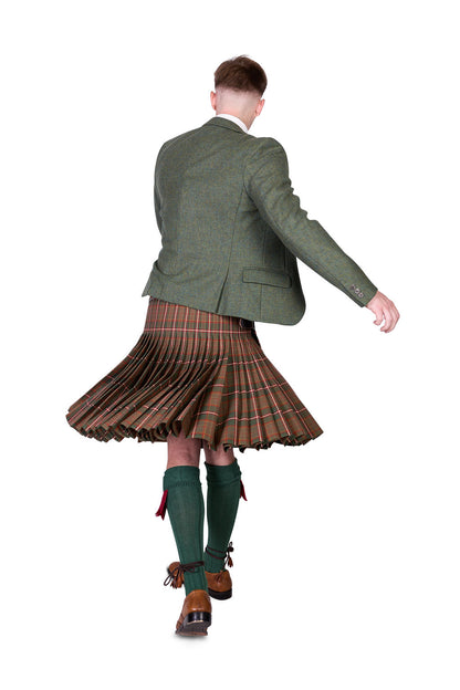 Flodden / Lovat Green Tweed Kilt Hire Outfit