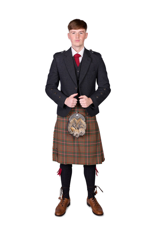 Flodden / Charcoal Holyrood Kilt Hire Outfit