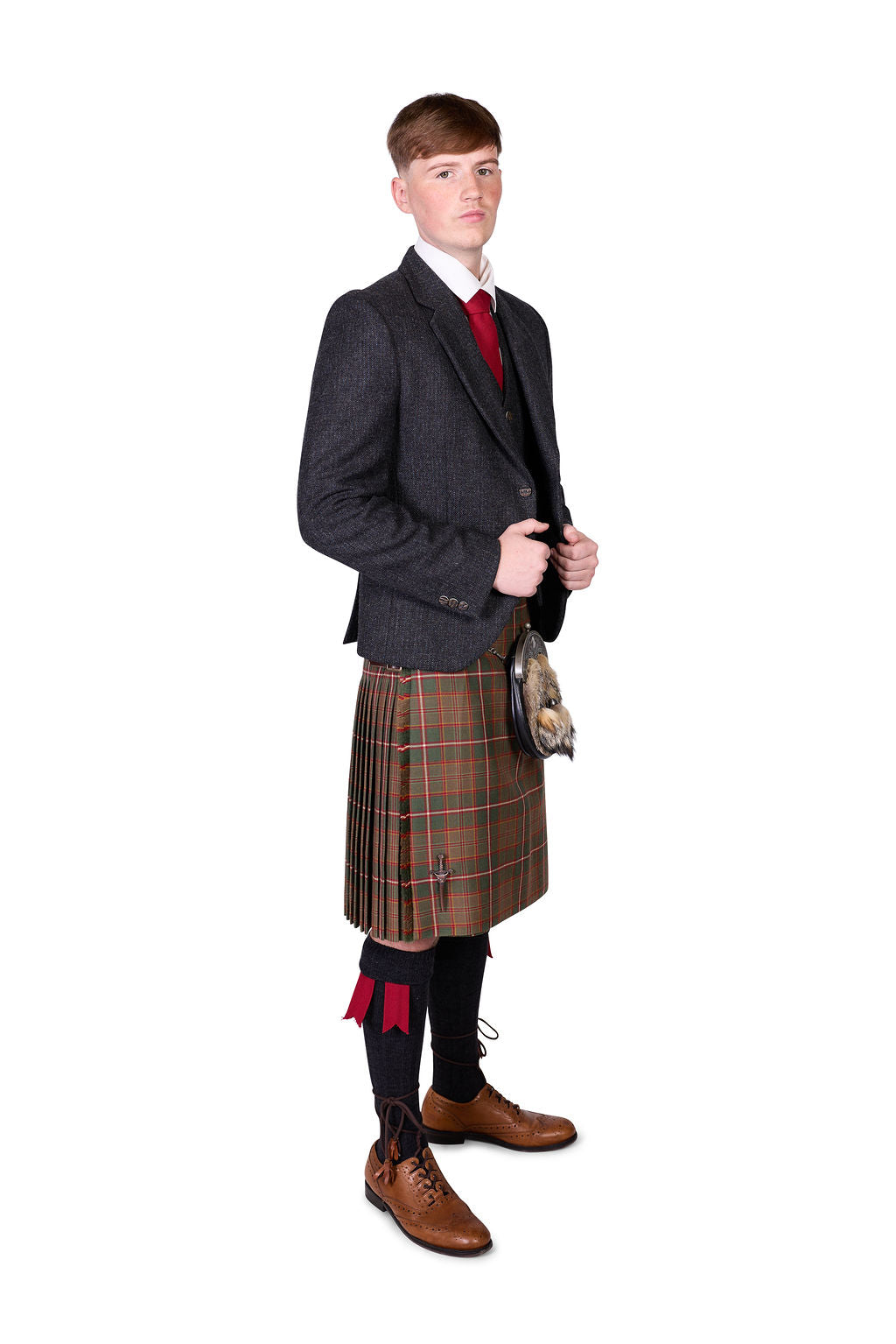 Flodden / Lovat Charcoal Tweed Hire Outfit