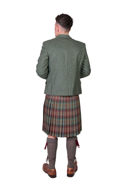Auld Scotland / Lovat Green Tweed Kilt Hire Outfit