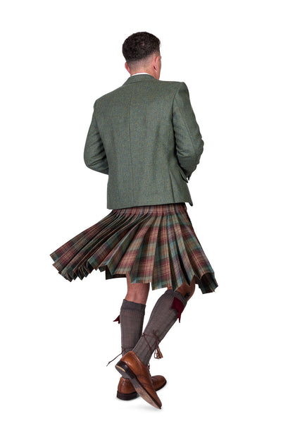 Auld Scotland / Lovat Green Tweed Kilt Hire Outfit