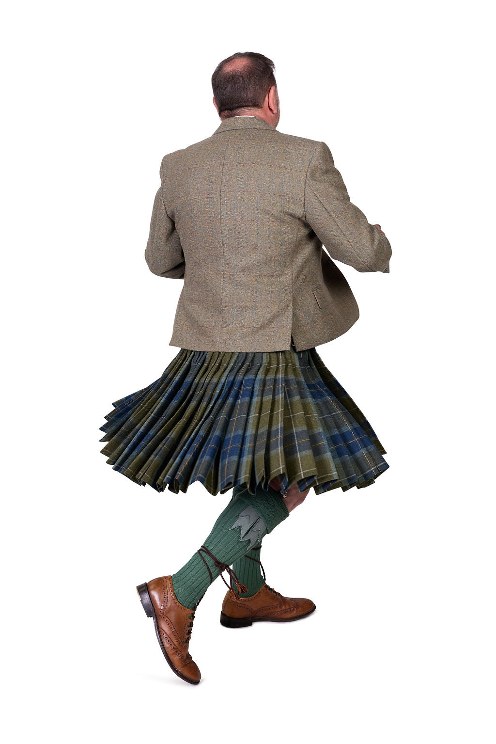 Scottish Borderland Weathered / Lovat Nicolson Tweed Kilt Hire Outfit