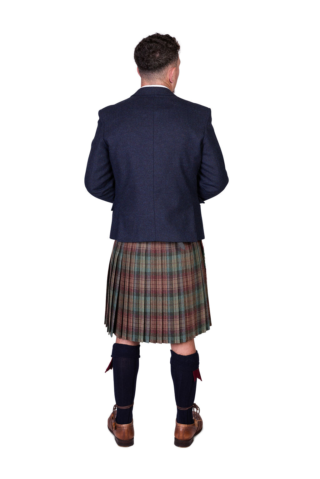 Auld Scotland / Lovat Navy Tweed Kilt Hire Outfit