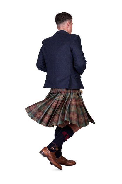 Auld Scotland / Lovat Navy Tweed Kilt Hire Outfit