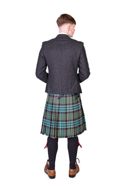 Hunting Nicolson Muted / Lovat Charcoal Tweed Kilt Hire Outfit