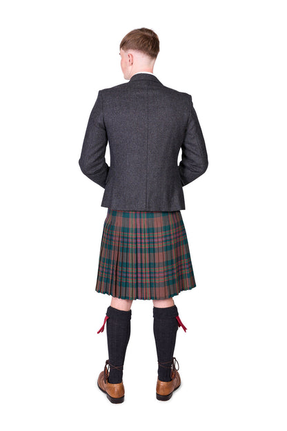 John Muir Way / Lovat Charcoal Tweed Kilt Hire Outfit