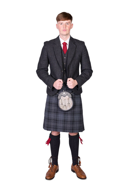 Highland Granite / Lovat Charcoal Tweed Kilt Hire Outfit