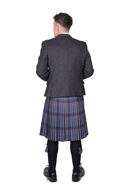 Highland Mist / Lovat Charcoal Tweed Kilt Hire Outfit