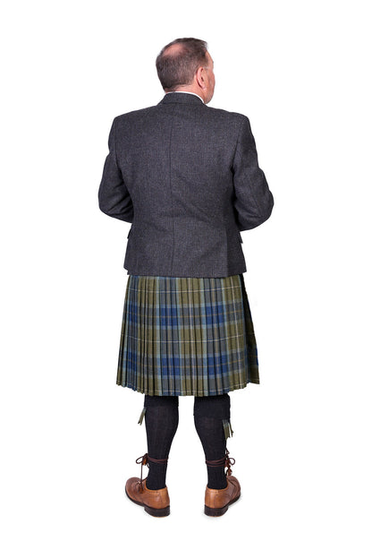 Scottish Borderland Weathered / Lovat Charcoal Tweed Hire Outfit