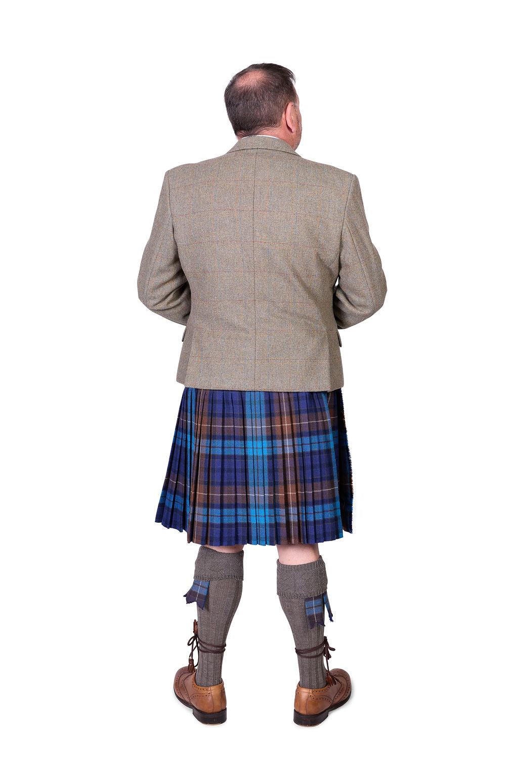 Blue Buchanan / Lovat Nicolson Tweed Kilt Hire Outfit