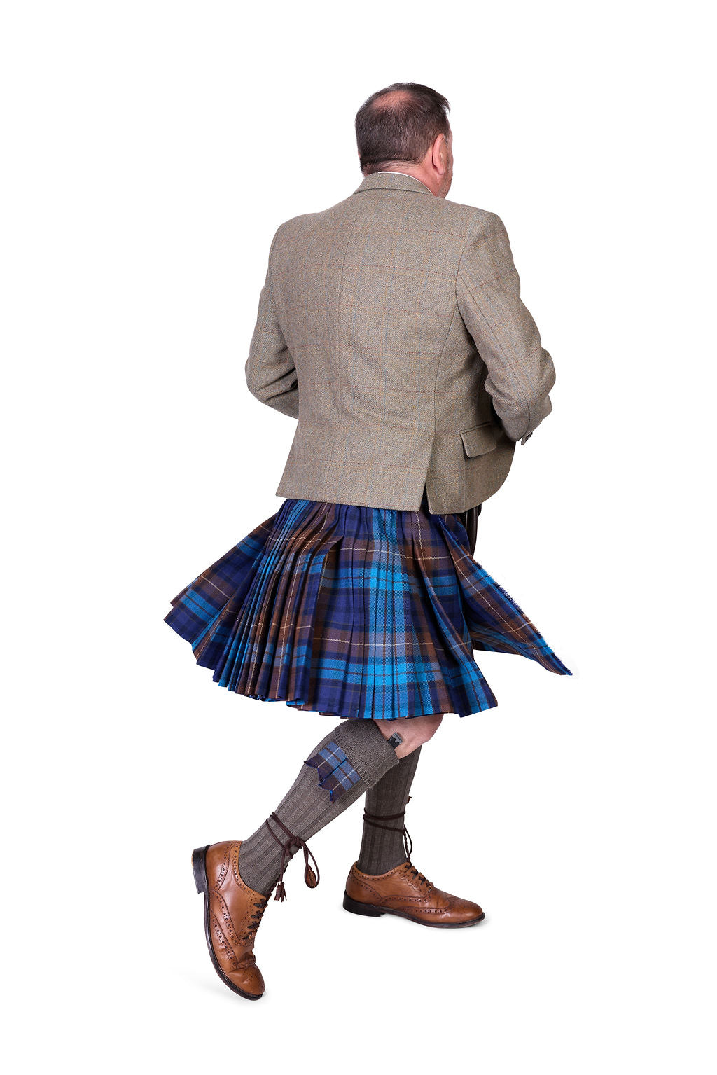 Blue Buchanan / Lovat Nicolson Tweed Kilt Hire Outfit
