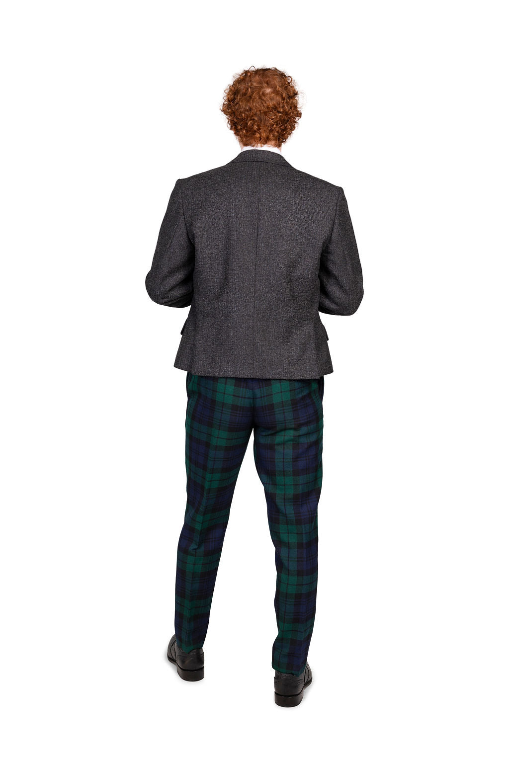 Black Watch Trews / Lovat Charcoal Tweed Hire Outfit