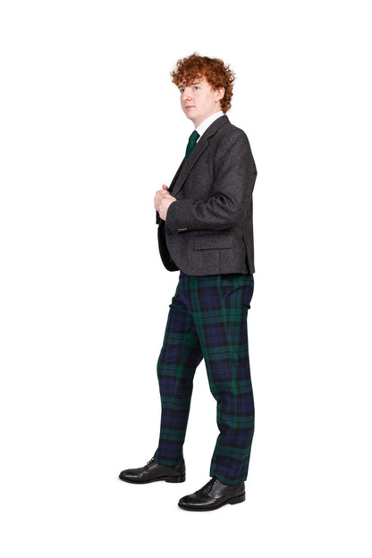 Black Watch Trews / Lovat Charcoal Tweed Hire Outfit