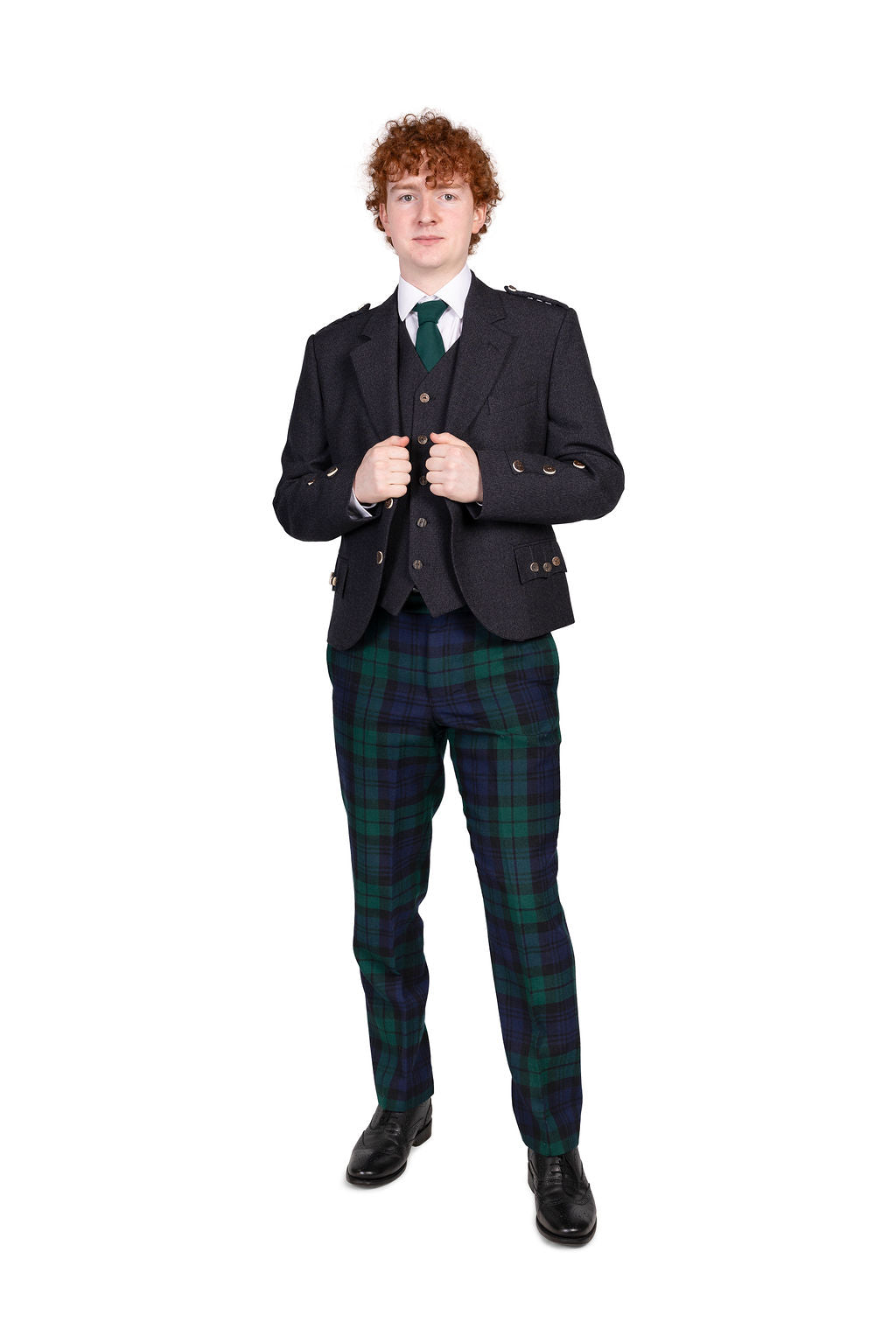 Black Watch Trews / Charcoal Holyrood Hire Outfit