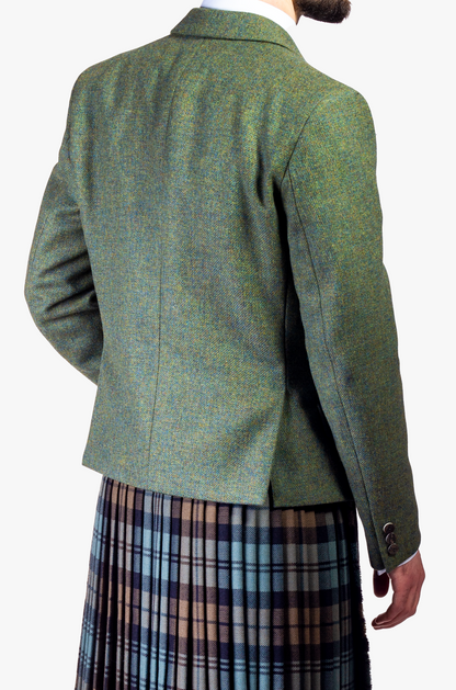 Lovat Green Tweed Hire Jacket & Waistcoat