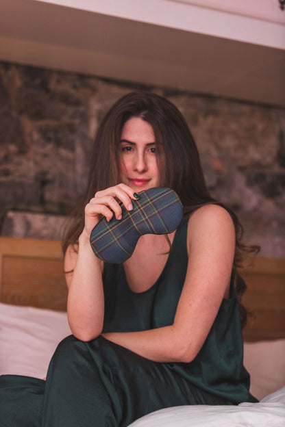 Highland Mist Tartan Scented Herb Eye Mask by LoullyMakes