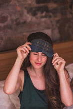 Load image into Gallery viewer, Highland Mist Tartan Scented Herb Eye Mask by LoullyMakes
