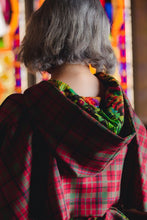 Load image into Gallery viewer, Pure Wool Cape - YOUR OWN TARTAN- Hooded Cape made in Scottish Tartan with Liberty Fabric Lining