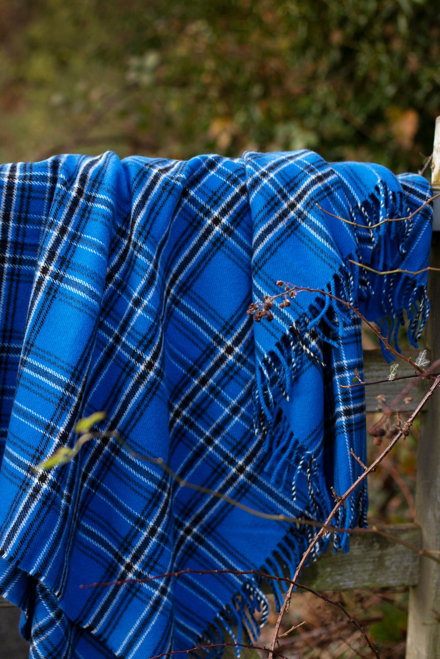 Bon Scott Heritage Tartan Lambswool Blanket