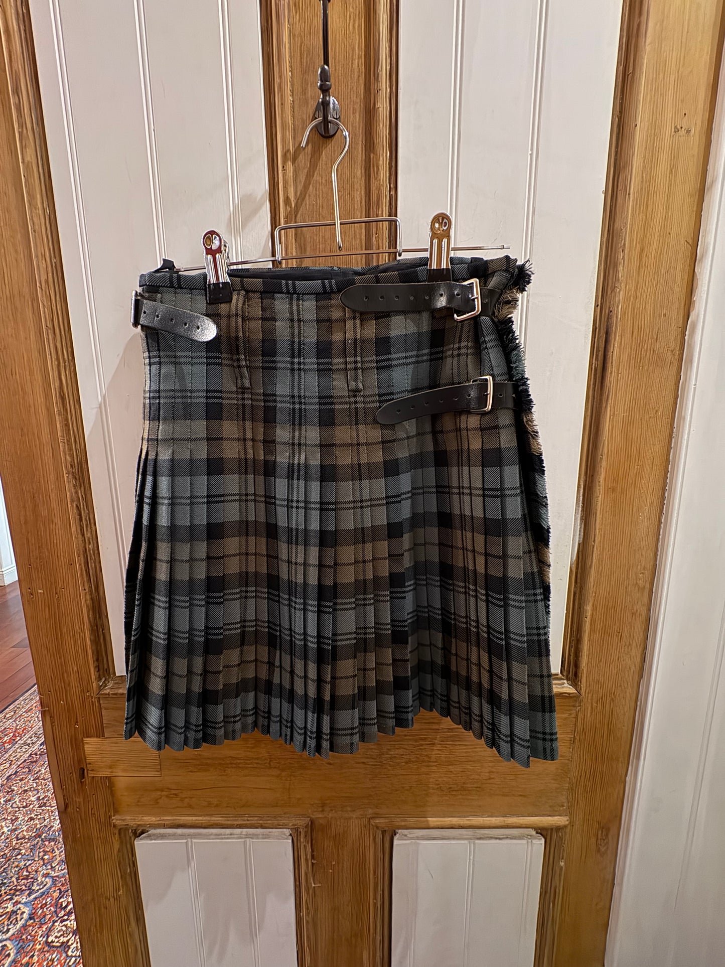 Sale Kilt Black Watch Weathered Waist 38" Length 24"