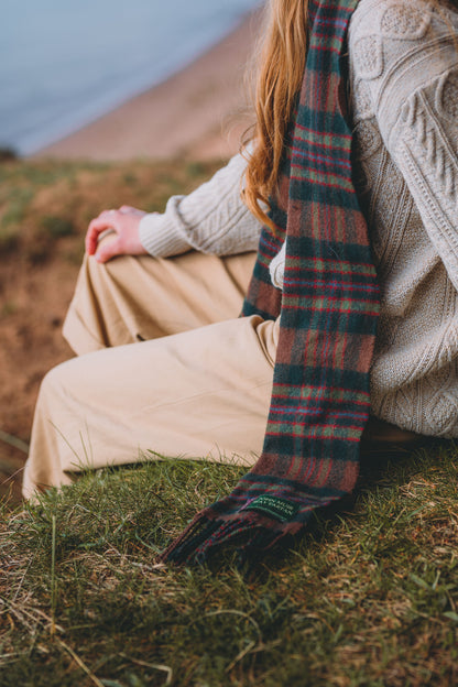 John Muir Way Tartan Lambswool Scarf